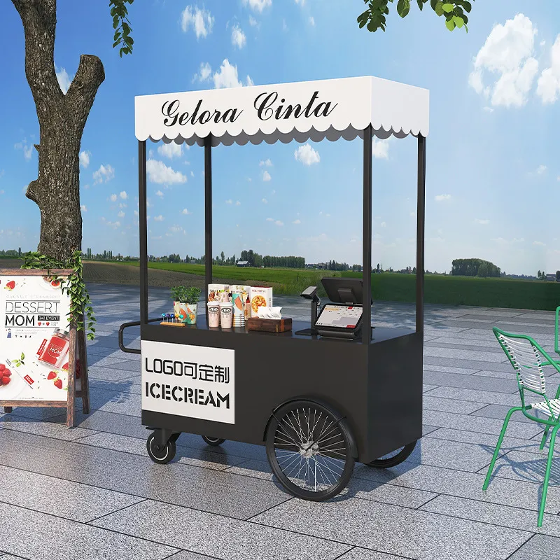 Coffee Tea Vendor - Carrito de Comida Callejera, Puesto Móvil