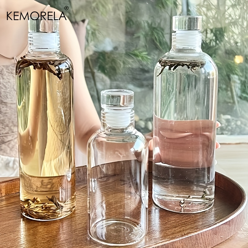 Coffee Tea Equipment - Botella de agua transparente de 300/500/750ml,