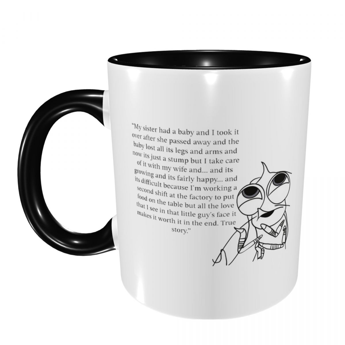 Coffee And Tea Quotes Funny - Taza con diseño de camarones de