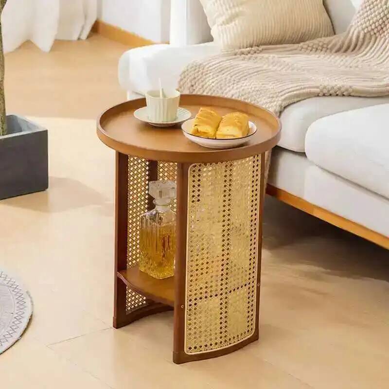 Coffee Tea Lounge - Mesita de noche para dormitorio, mueble