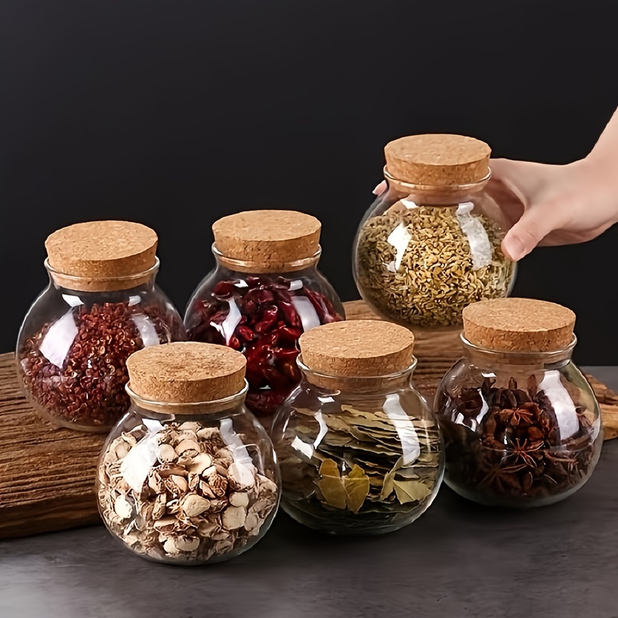 Coffee Tea Sugar Canisters - Recipiente de almacenamiento de vidrio transparente