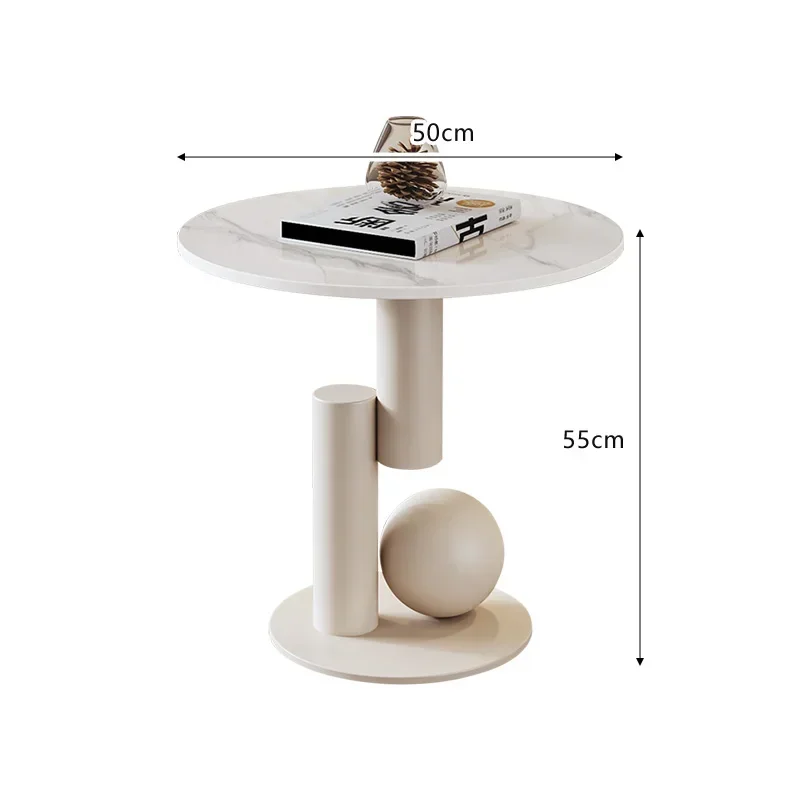 Coffee Tea Unit - Mesa de centro creativa estilo crema