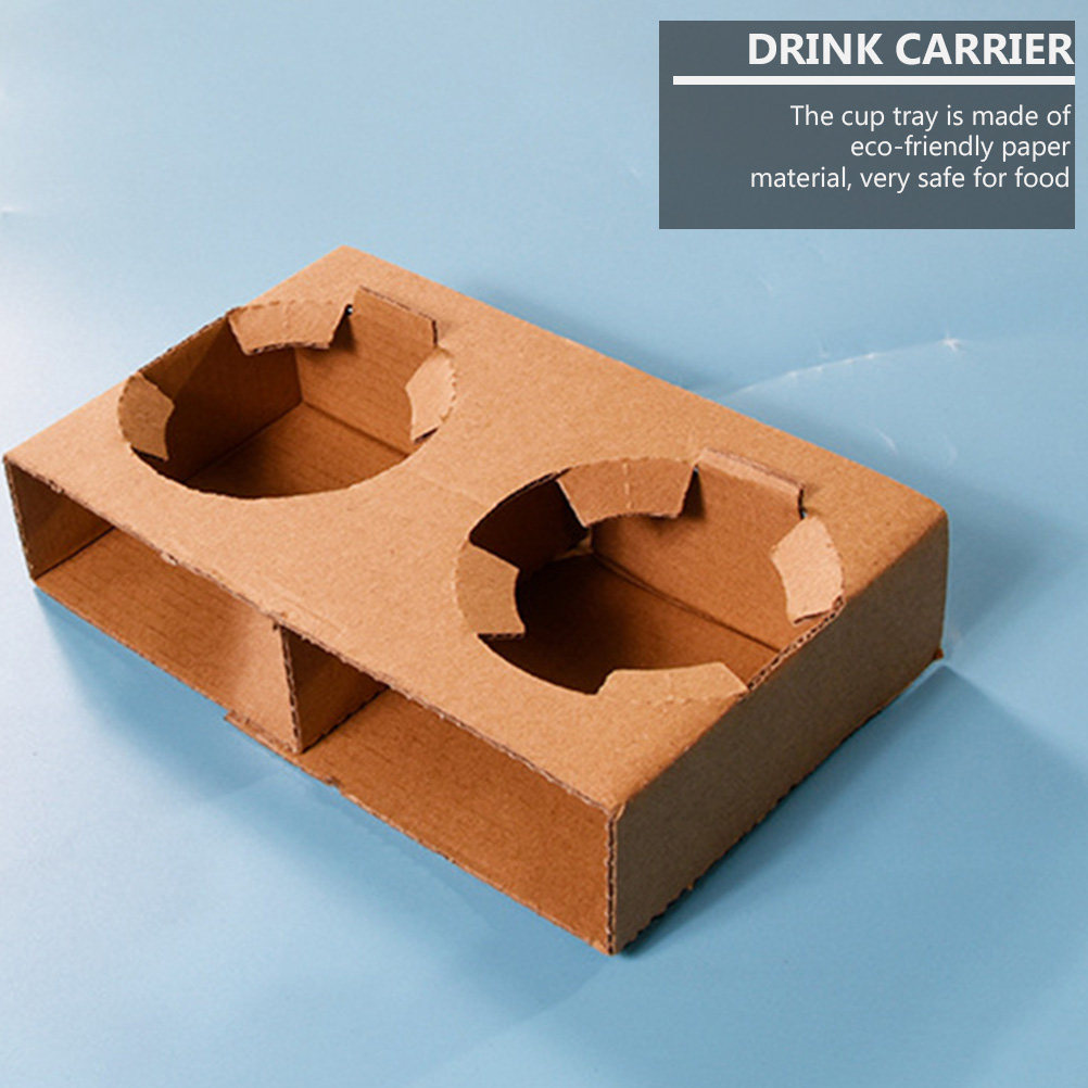 Coffee Tea Holders - Paquete de 10 Portavasos de Papel