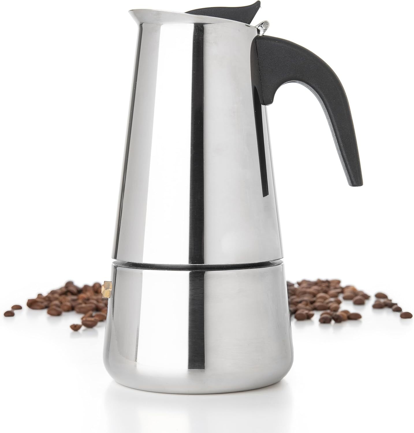 Coffee Tea Home - Cafetera Mocha de Acero Inoxidable, Cafetera