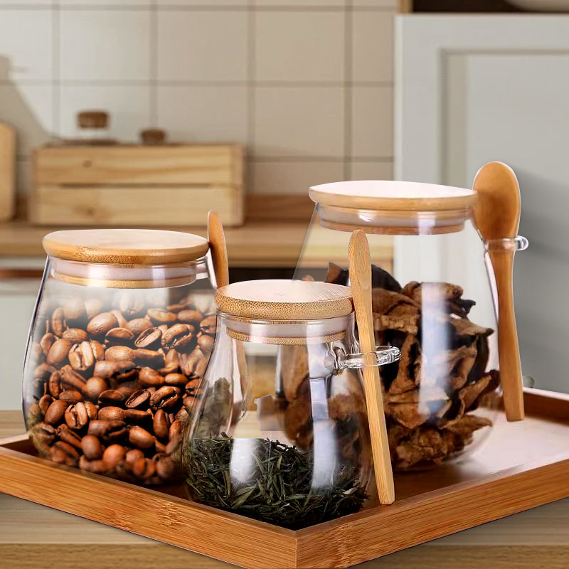 Tarro de vidrio sellado de 34o - Coffee Tea And Sugar Canister Set reseña y precio