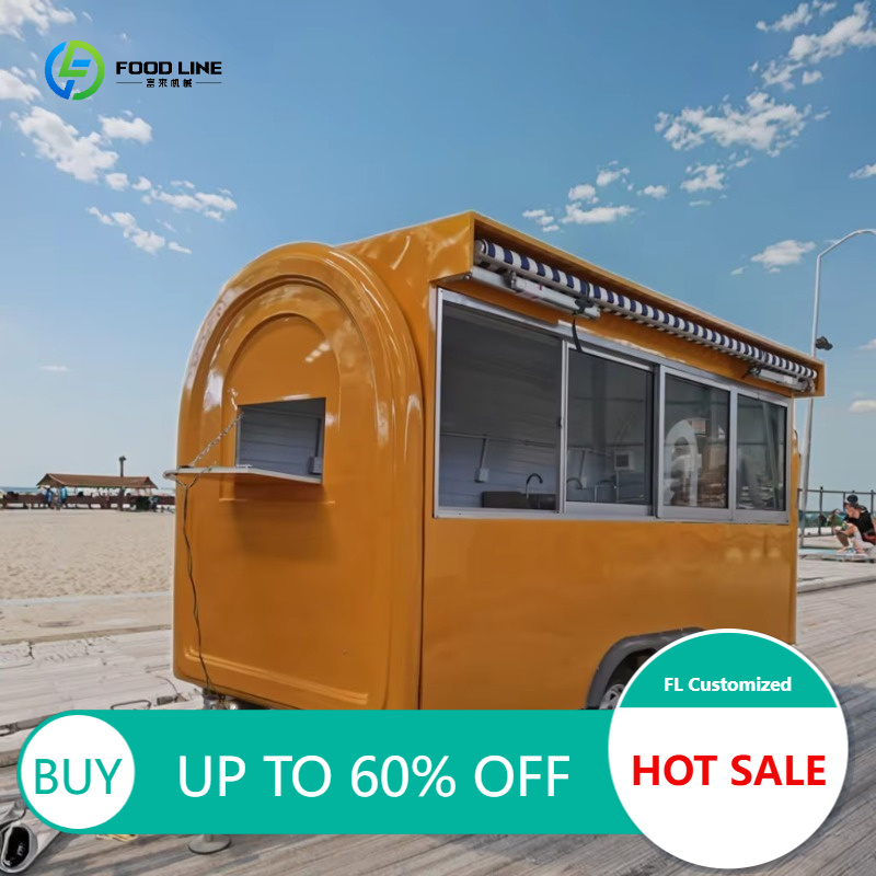 NUEVO Remolque de Comida Móvil - Coffee Tea Vendor reseña y precio