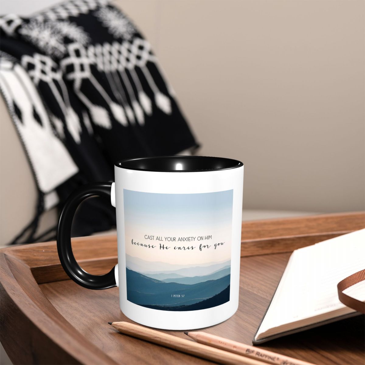Taza de Cerámica con Versículo - Coffee And Tea Quotes Funny reseña y precio