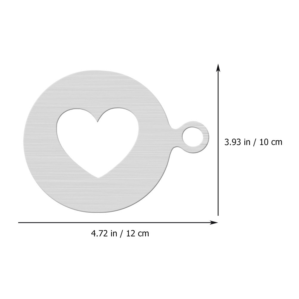 2 Plantillas de Acero Inoxidab - Coffee Stencil Art reseña y precio