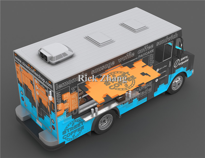 Vehículo eléctrico móvil, cami - Coffee Tea Vendor reseña y precio