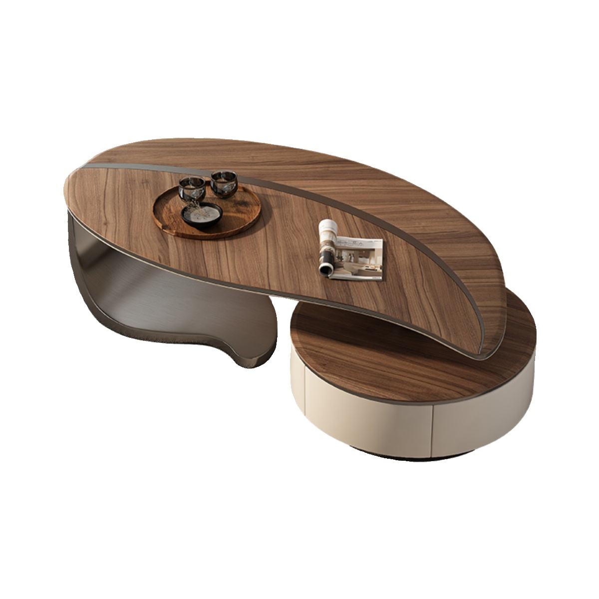 Mesa de Centro Moderna de Dise - Coffee Tea Leaf reseña y precio