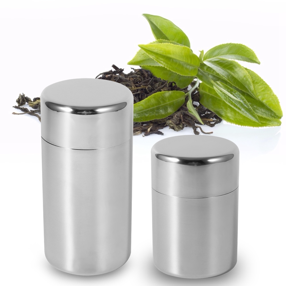Recipientes de Acero Inoxidabl - Coffee Tea Sugar Canisters reseña y precio