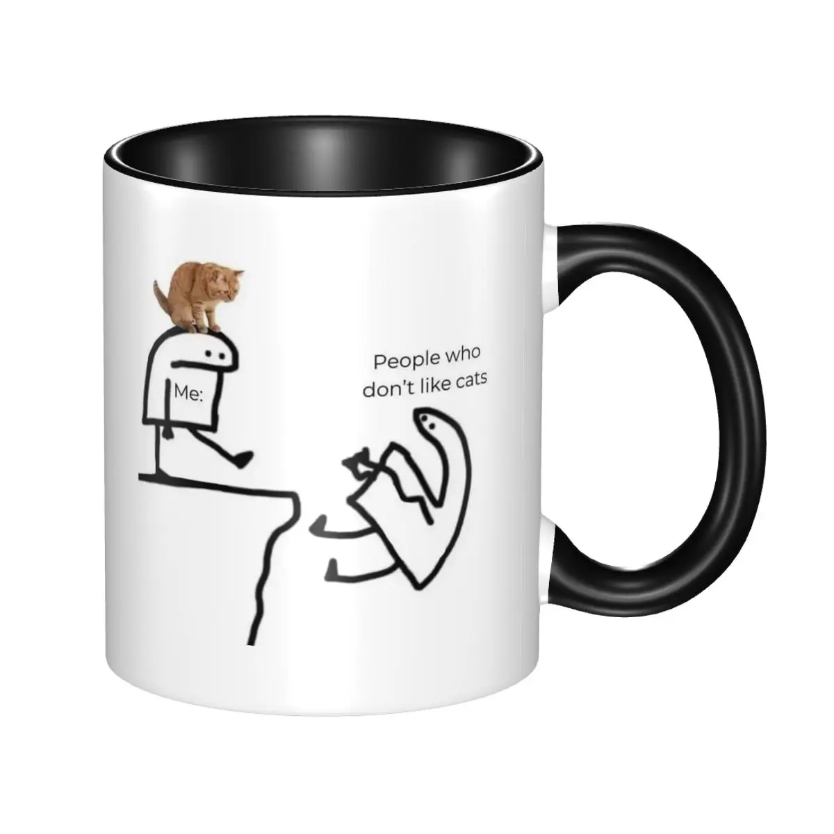 Taza con Diseño de Gato y Fras - Coffee And Tea Quotes Funny reseña y precio