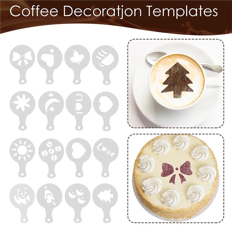 ABMH-Juego Versátil para Decor - Coffee Stencil Art reseña y precio