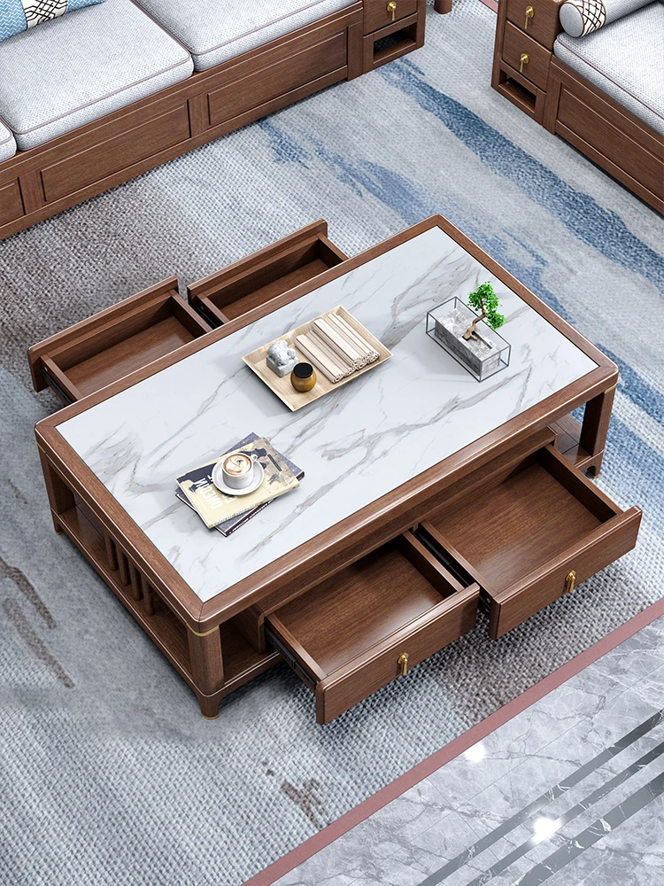 Mesa de centro de nogal para s - Coffee Tea Unit reseña y precio
