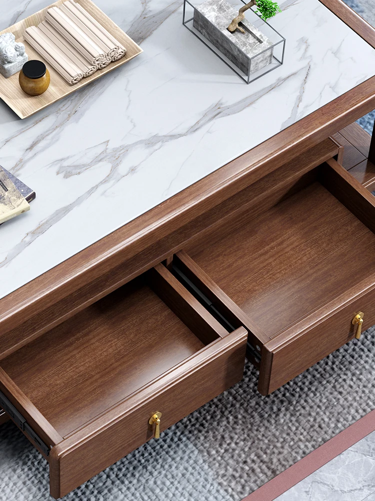 Mesa de centro de nogal para s - Coffee Tea Unit reseña y precio