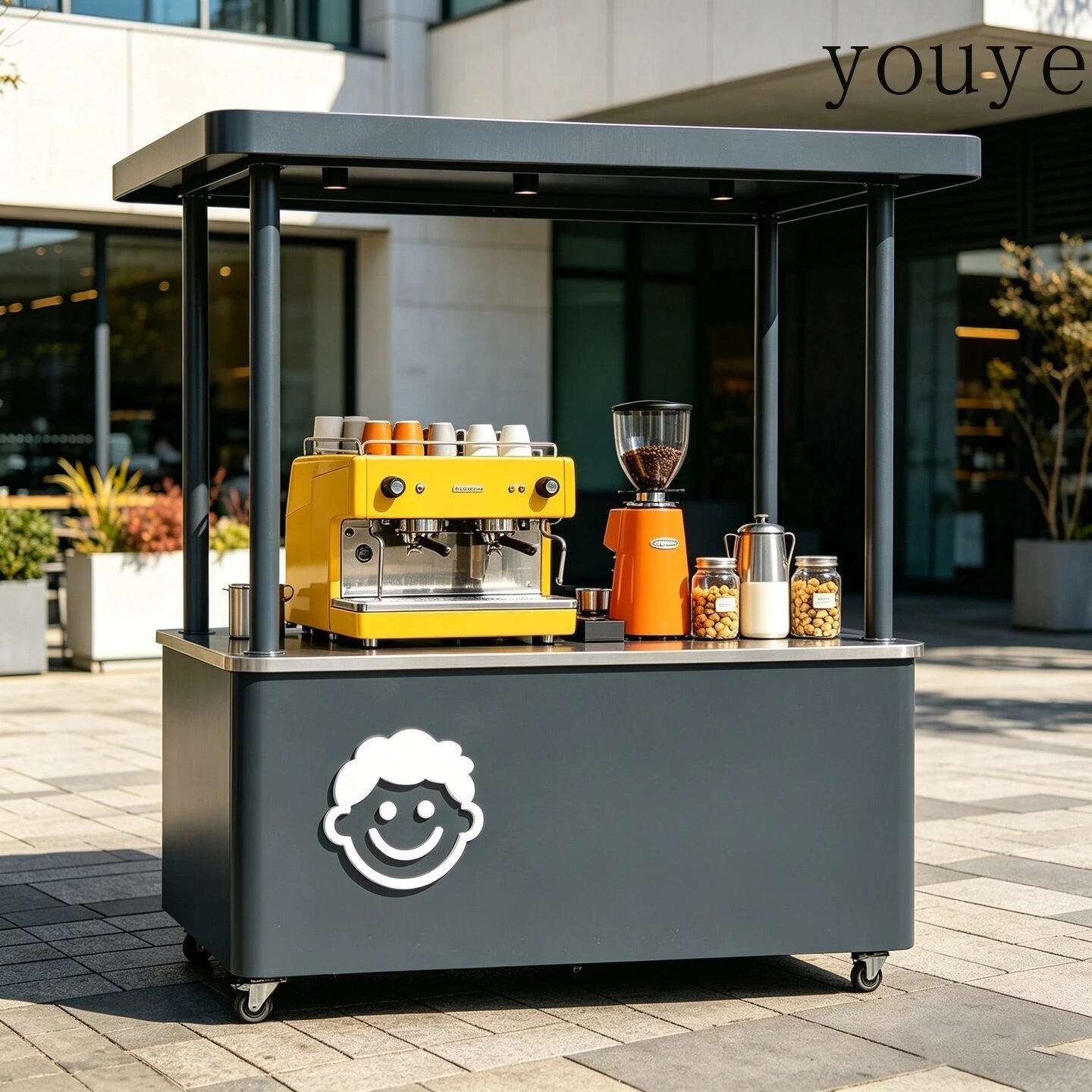 Carritos de hierro forjado eDJ - Coffee Tea Vendor reseña y precio
