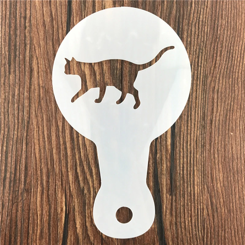 Plantillas de plástico para ca - Coffee Stencil Art reseña y precio