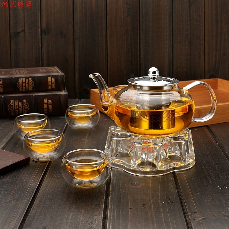 Tetera de cristal resistente a - Coffee Tea And Sugar Canister Set reseña y precio