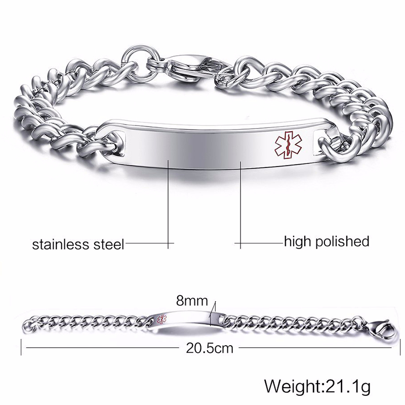 Vnox-pulsera de identificación - Coffee Tea Or Me reseña y precio