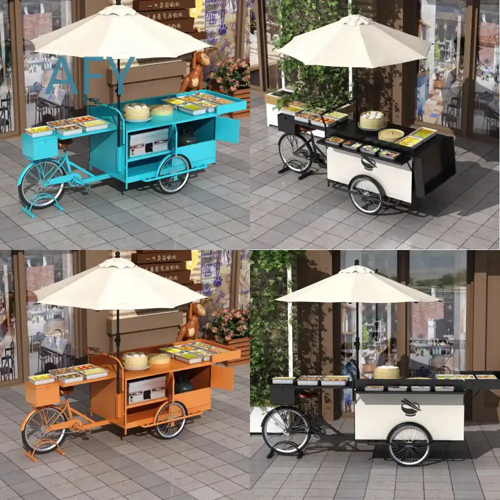 Carrito Móvil de Hierro Forjad - Coffee Tea Vendor reseña y precio