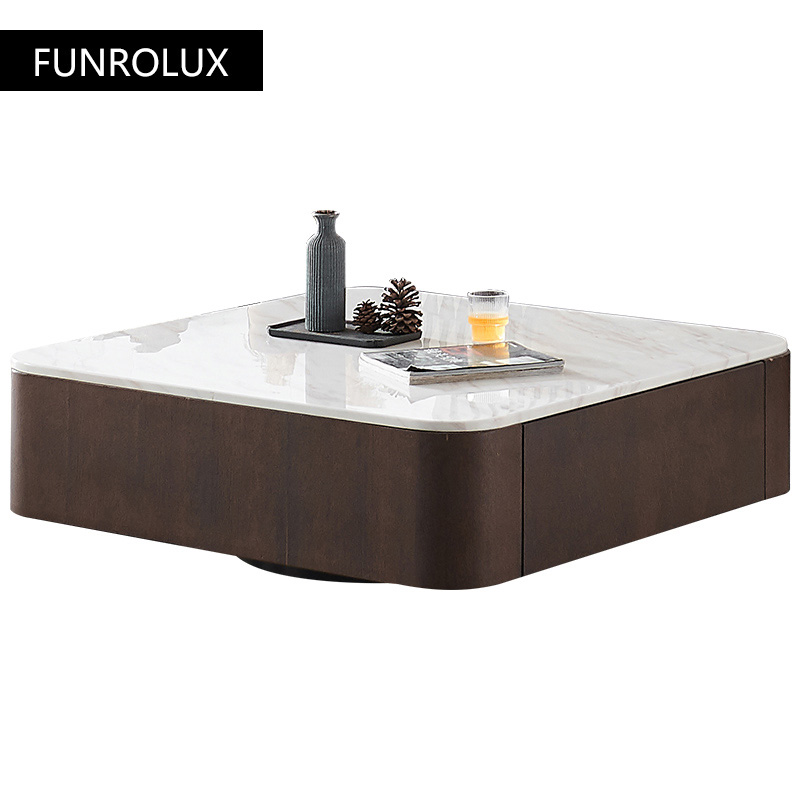 Mesa de centro de mármol cuadr - Coffee Tea Unit reseña y precio