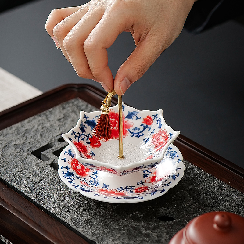 Colador de Té de Cerámica en F - Coffee Tea Leaf reseña y precio