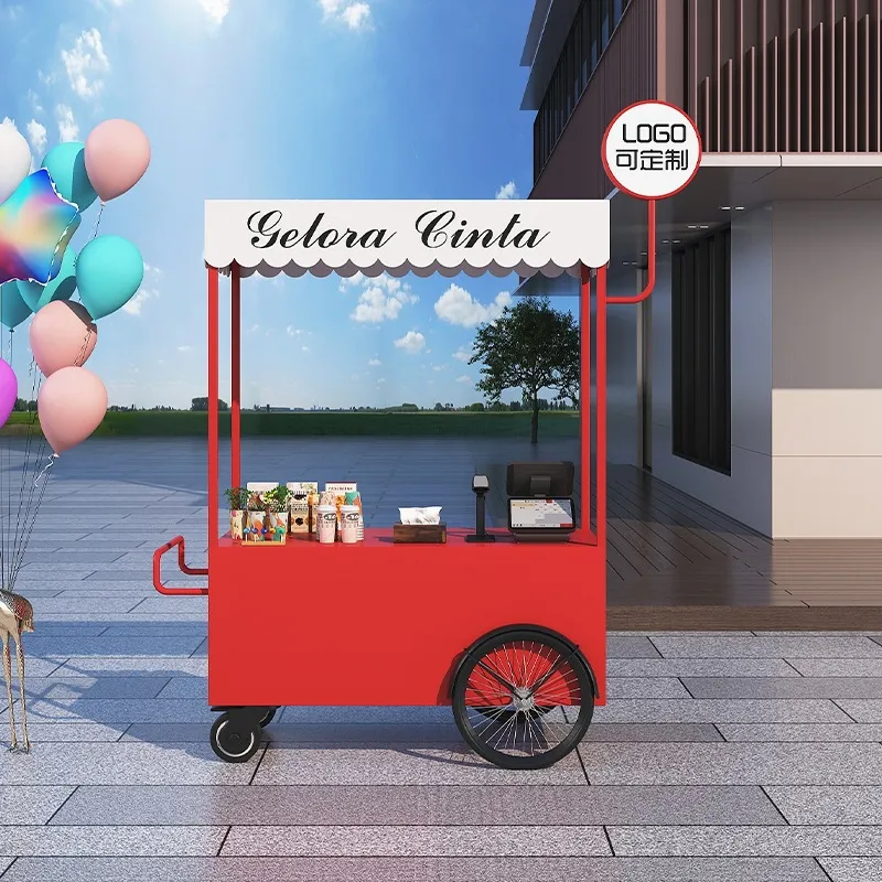 Carrito de Comida Móvil, Carri - Coffee Tea Vendor reseña y precio