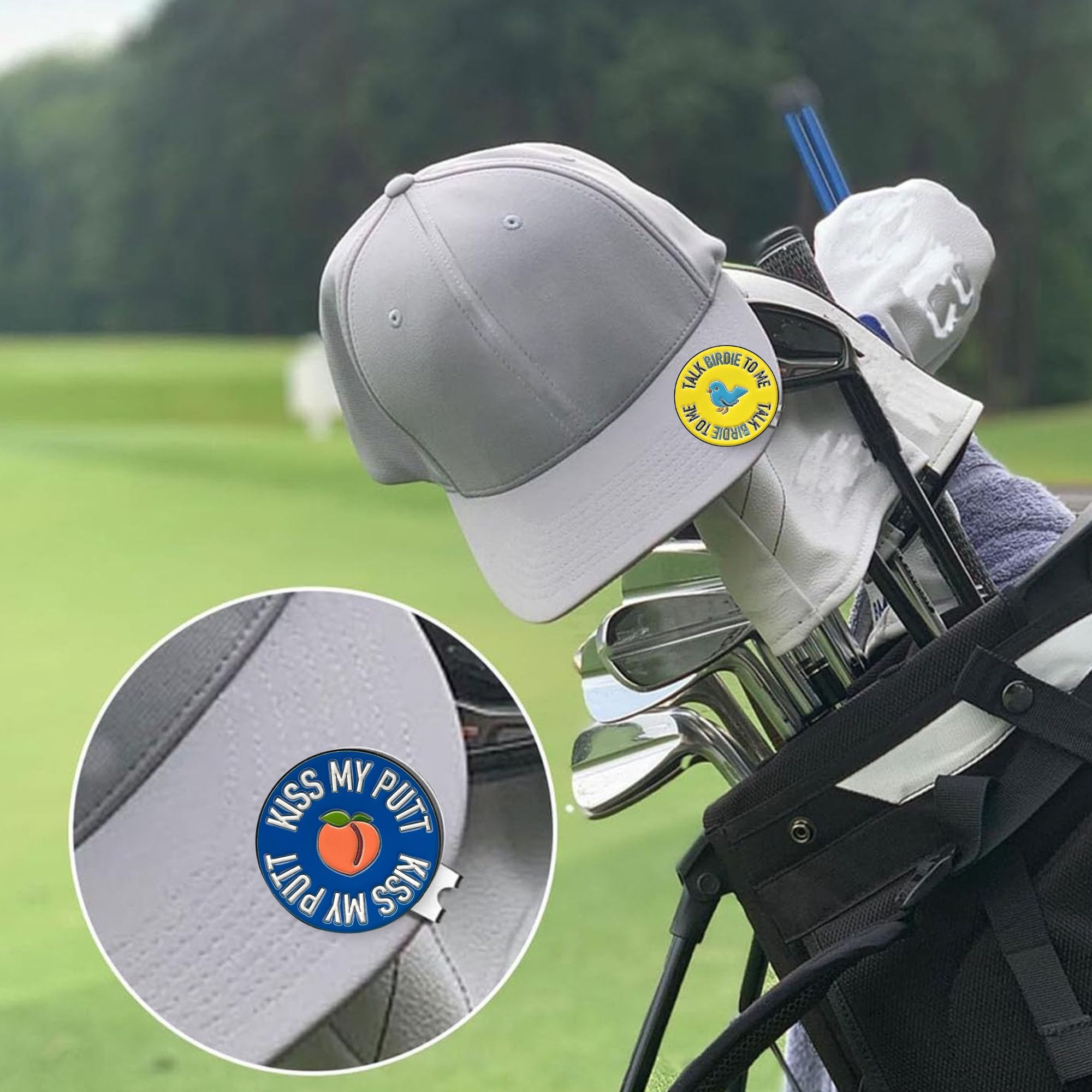 2 Marcadores de Golf con Diseñ - Coffee Tea Or Me reseña y precio