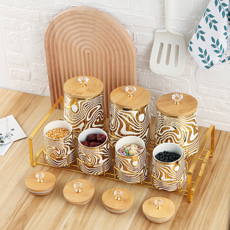Juego de 7 botes de cocina de  - Coffee Tea And Sugar Canister Set reseña y precio