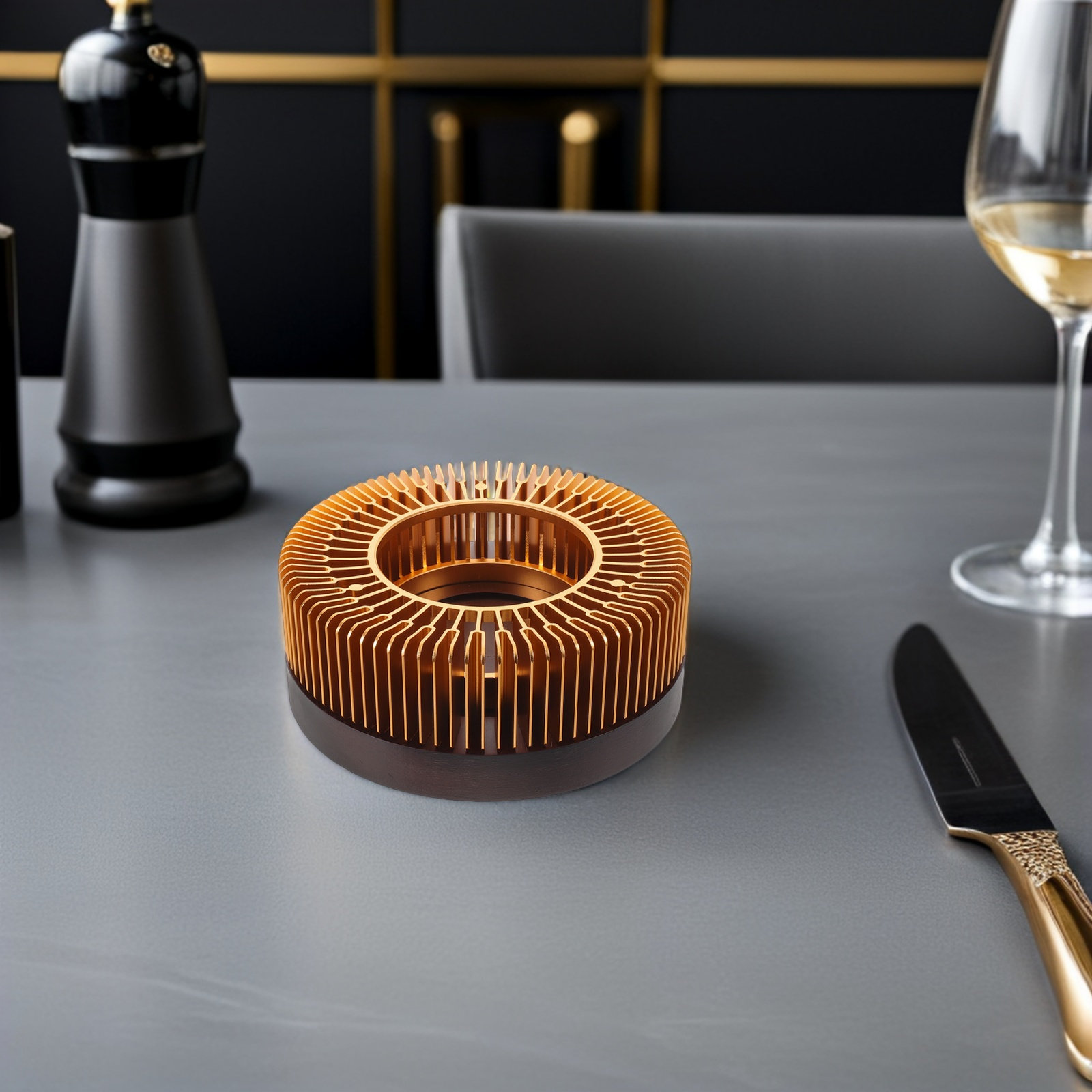Calentador de Teteras Dorado d - Coffee Tea Home reseña y precio