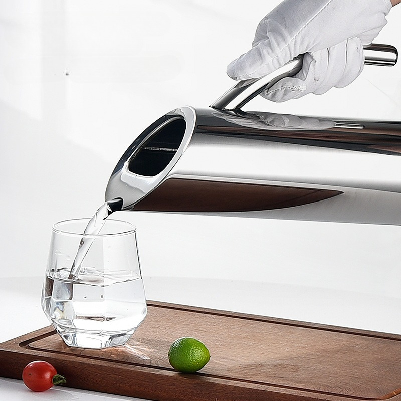 Jarra de agua de acero inoxida - Coffee Tea Equipment reseña y precio